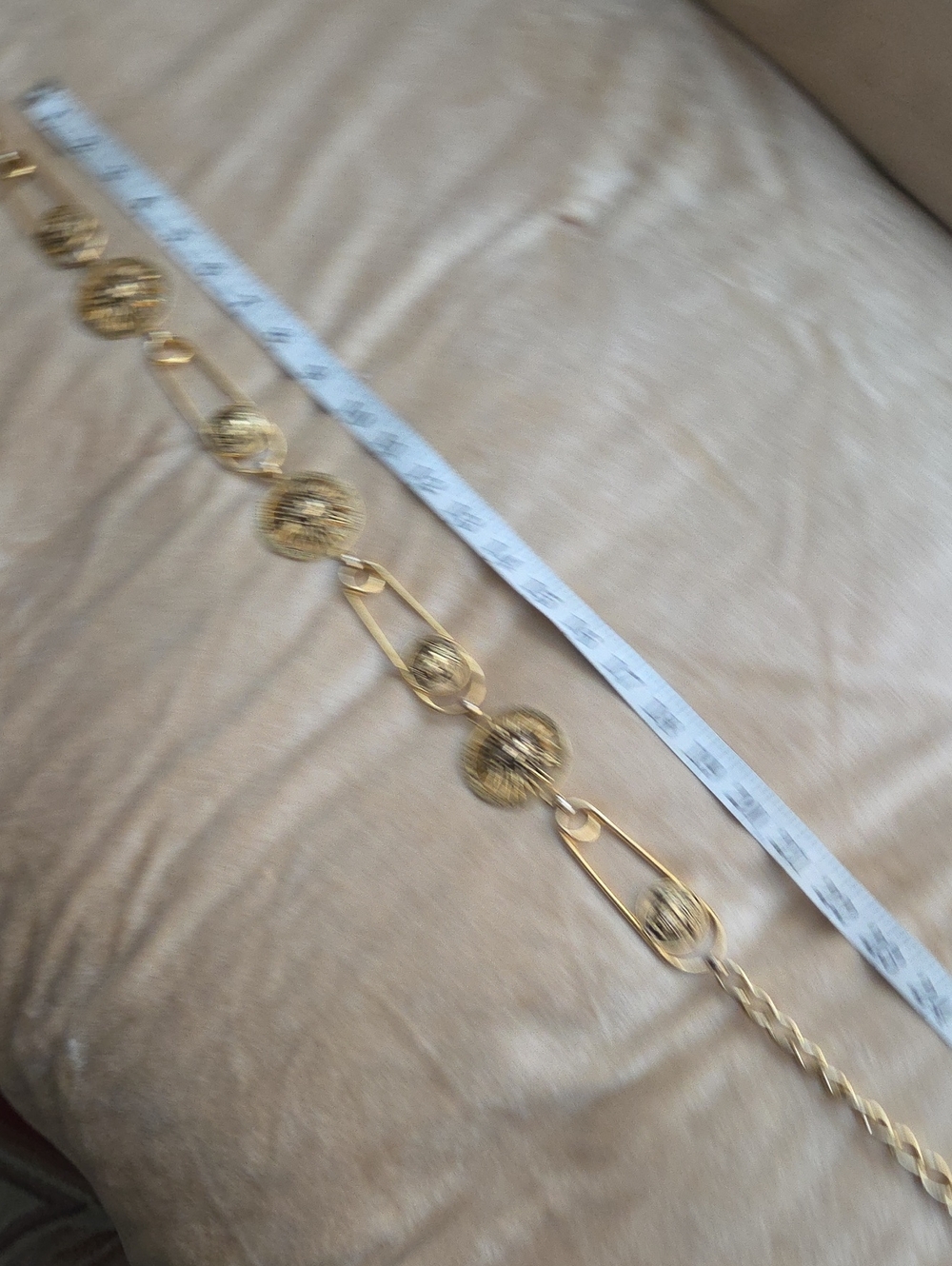 Gold Medallion-Link Women's Belt